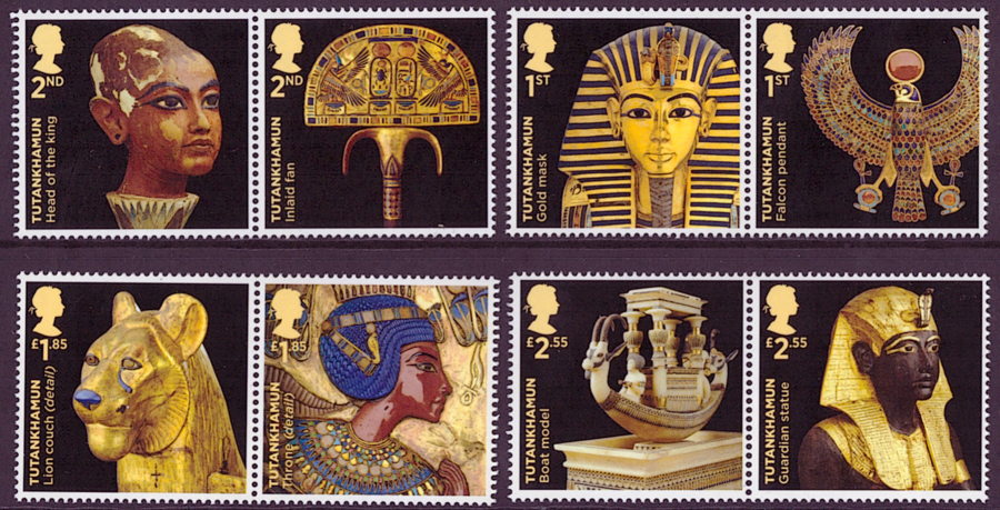 (image for) SG4743 / 50 2022 Tutankhamun unmounted mint set of 8